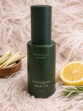 100% Natural Lemongrass Body Oil   Primally Pure